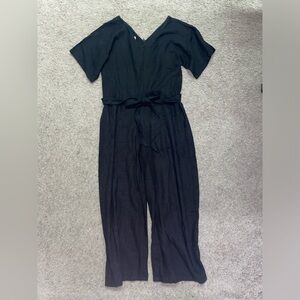 Fire the Label Black Wide Leg Jumpsuit
